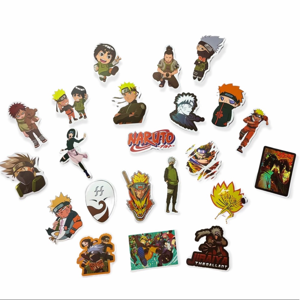 Naruto Stickers Sticker Lot Anime Manga